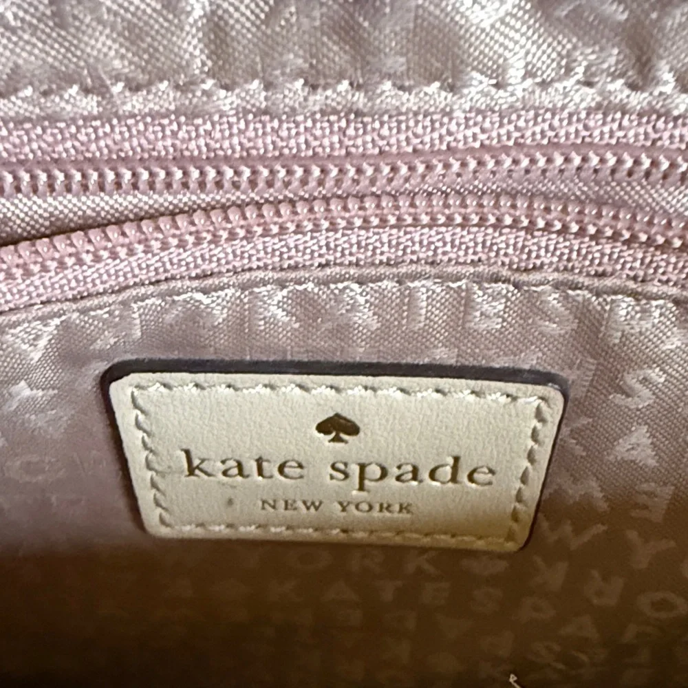 Kate Spade Light Taupe Crossbody Bag with Tassel
